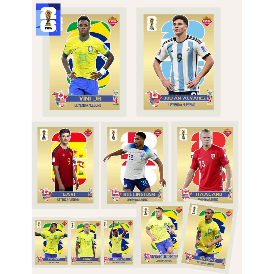 Figurinhas avulsas da Copa 2026